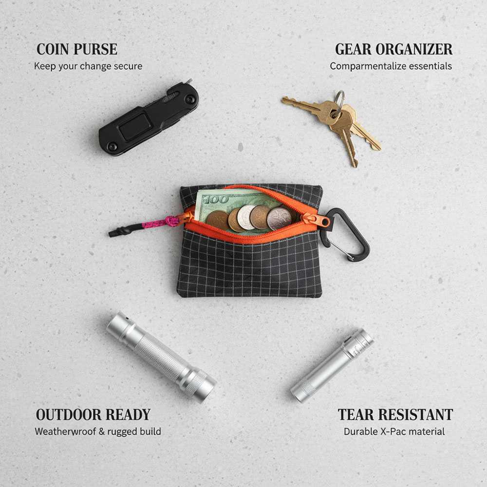 Edc Carry Kit - Bolsa de Armazenamento Externa em UHMWPE,