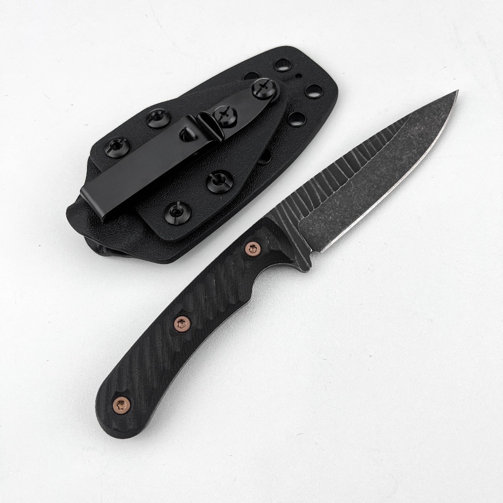 Edc Fixed Blade Deep Carry - Faca Bushcraft Full Tang com Lâmina