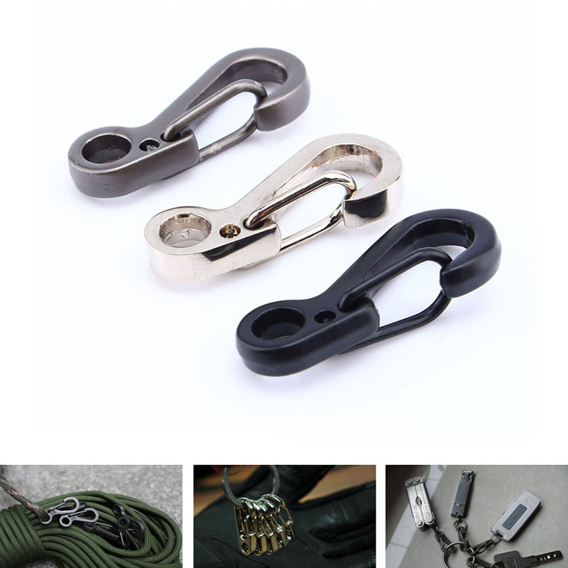 Edc Carry Kit - 10 Peças/lote Mini Mosquetões de Paracord,