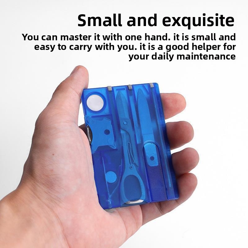 Multitool Credit Card - 12 em 1 bolso cartão de