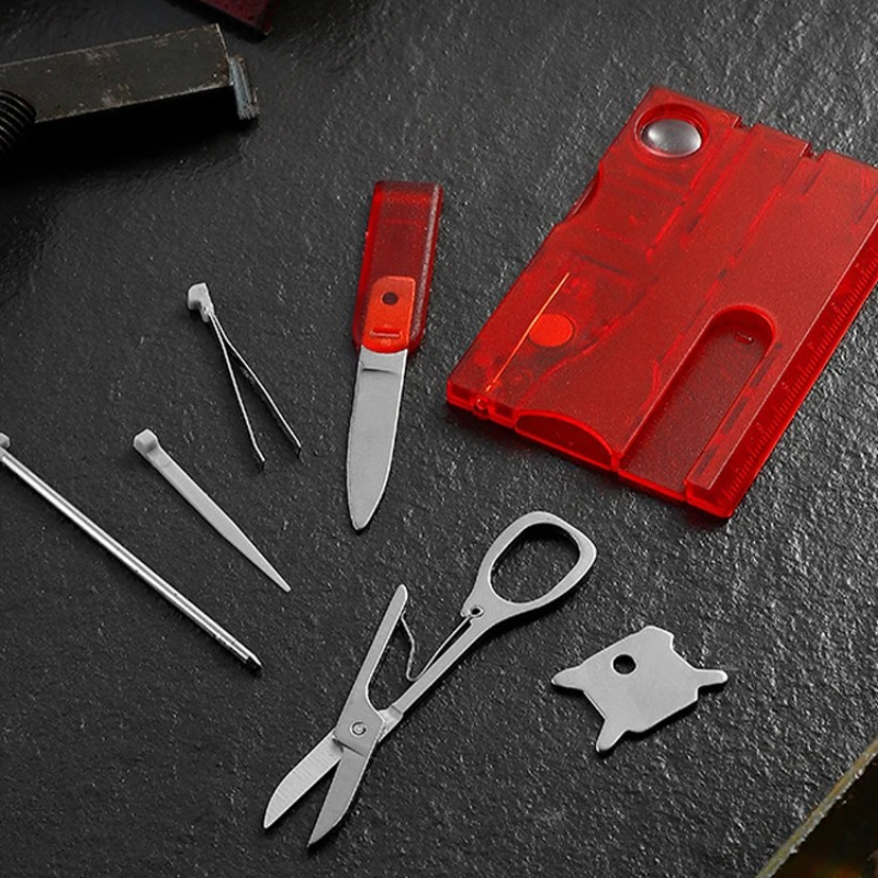 Multitool Credit Card - Multi ferramenta de bolso ultrafino 12