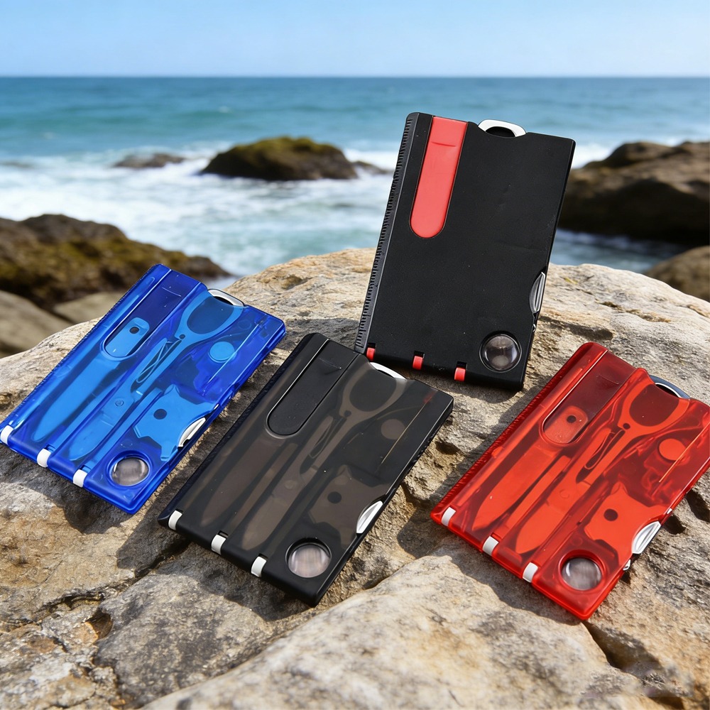 Multitool Credit Card - Ferramenta Multifuncional Portátil 12 em 1,