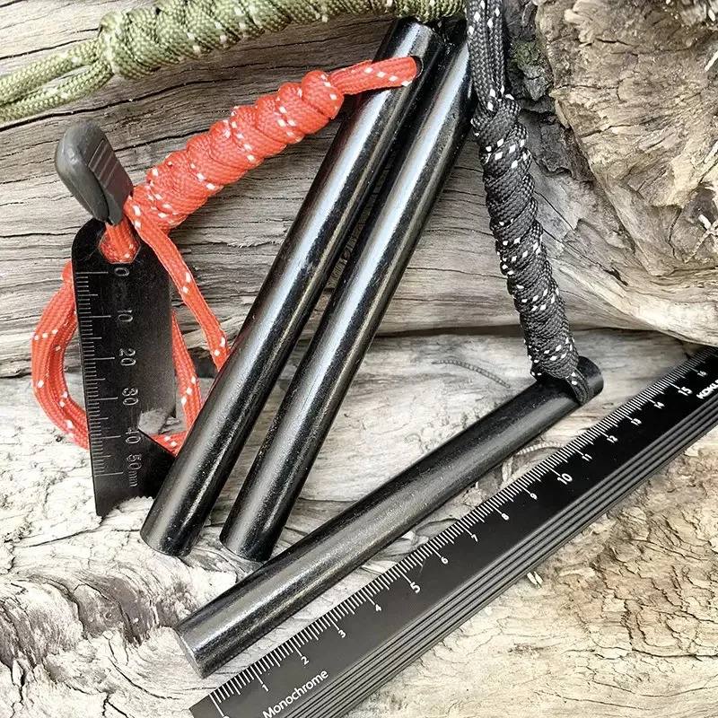 Ferro Rod Striker - Acendedor de Fogo EDC 3 em