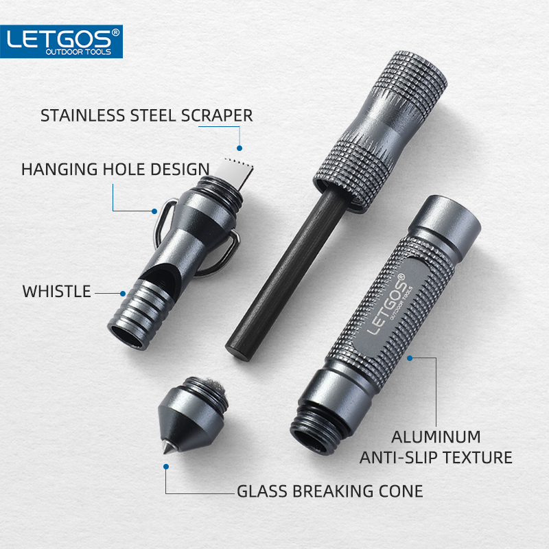 Ferro Rod Striker - Novo Apito de Sobrevivência à Prova