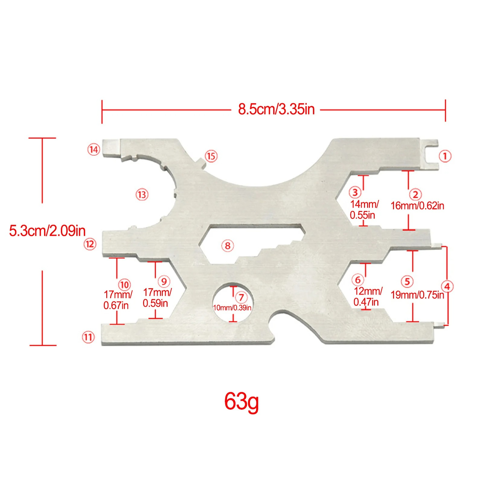 Conjunto de Chaves de Fenda pa - Multitool Credit Card avaliação e preço