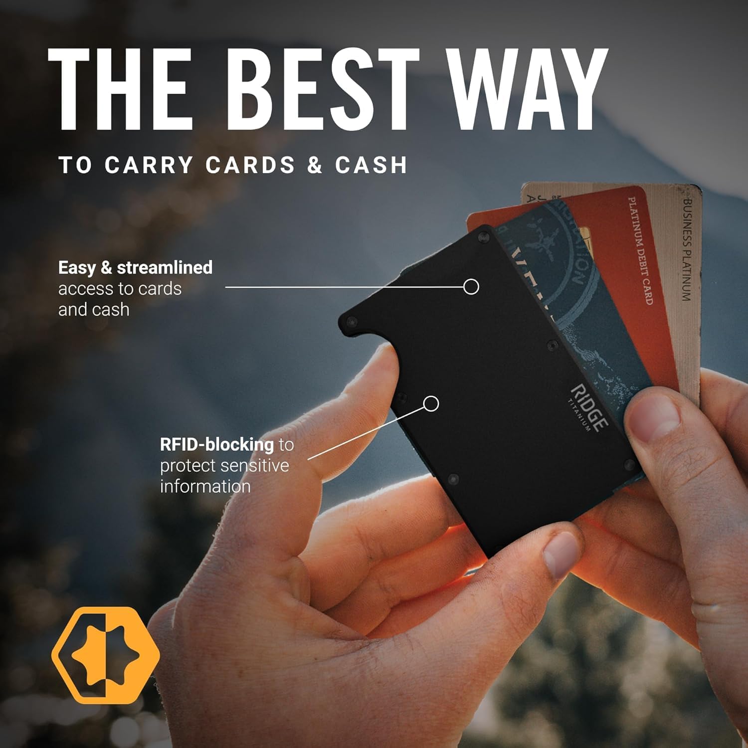 Carteira The Ridge para Homens - Wallet Slim Titanium avaliação e preço