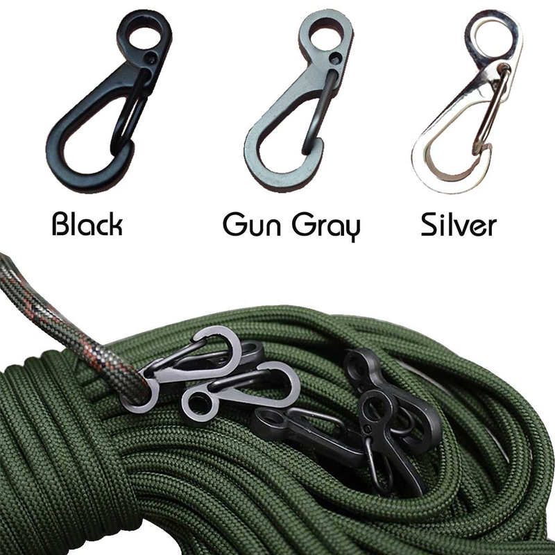 10 pçs/lote mini mosquetão par - Edc Carry Kit avaliação e preço