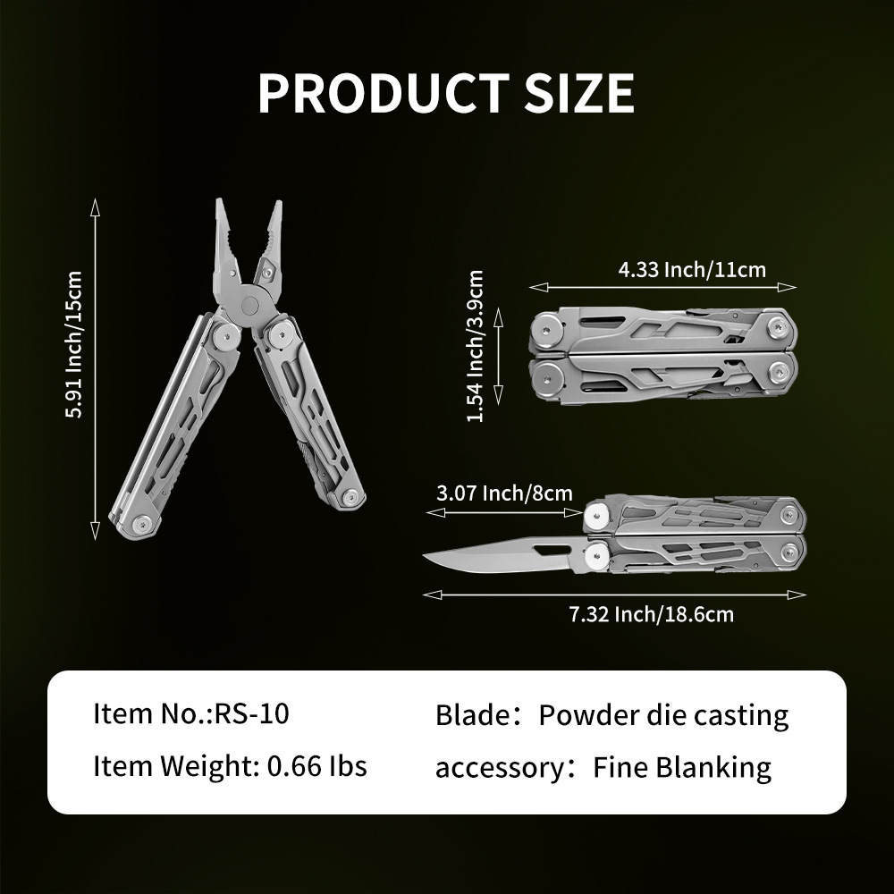 Alicate Multiferramenta 19 em  - Edc Carry Pliers avaliação e preço