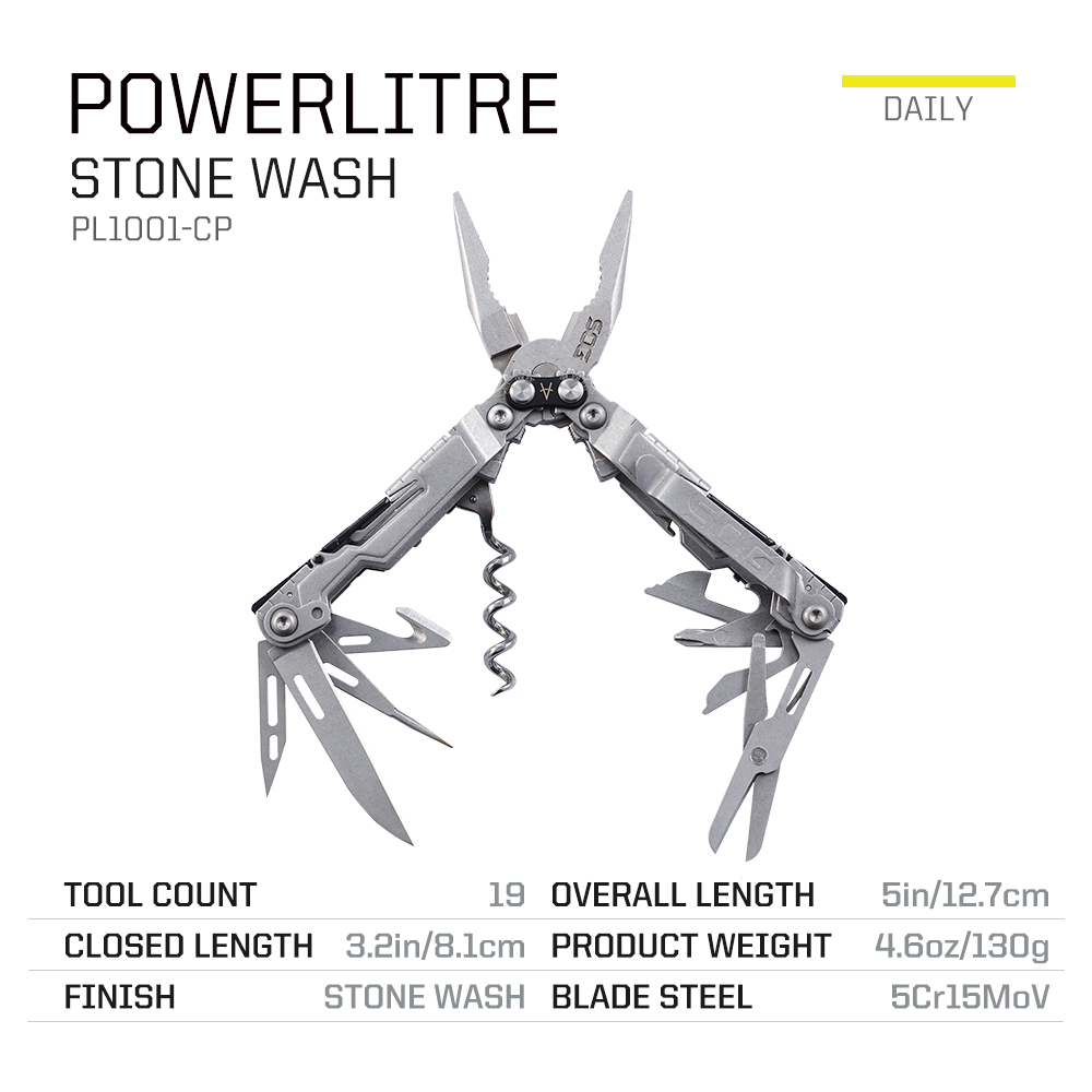 SOG 19 em 1 PowerLitre Mini Al - Edc Carry Pliers avaliação e preço