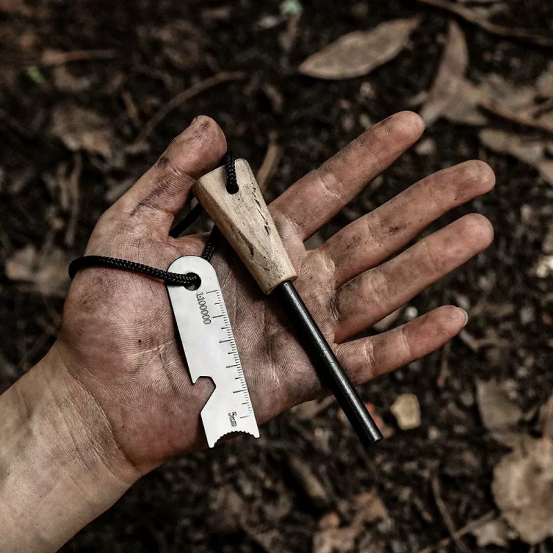 Portable outdoor flint, equipp - Ferro Rod Striker avaliação e preço