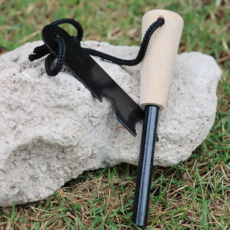 Portable outdoor flint, equipp - Ferro Rod Striker avaliação e preço