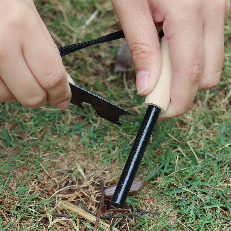 Portable outdoor flint, equipp - Ferro Rod Striker avaliação e preço