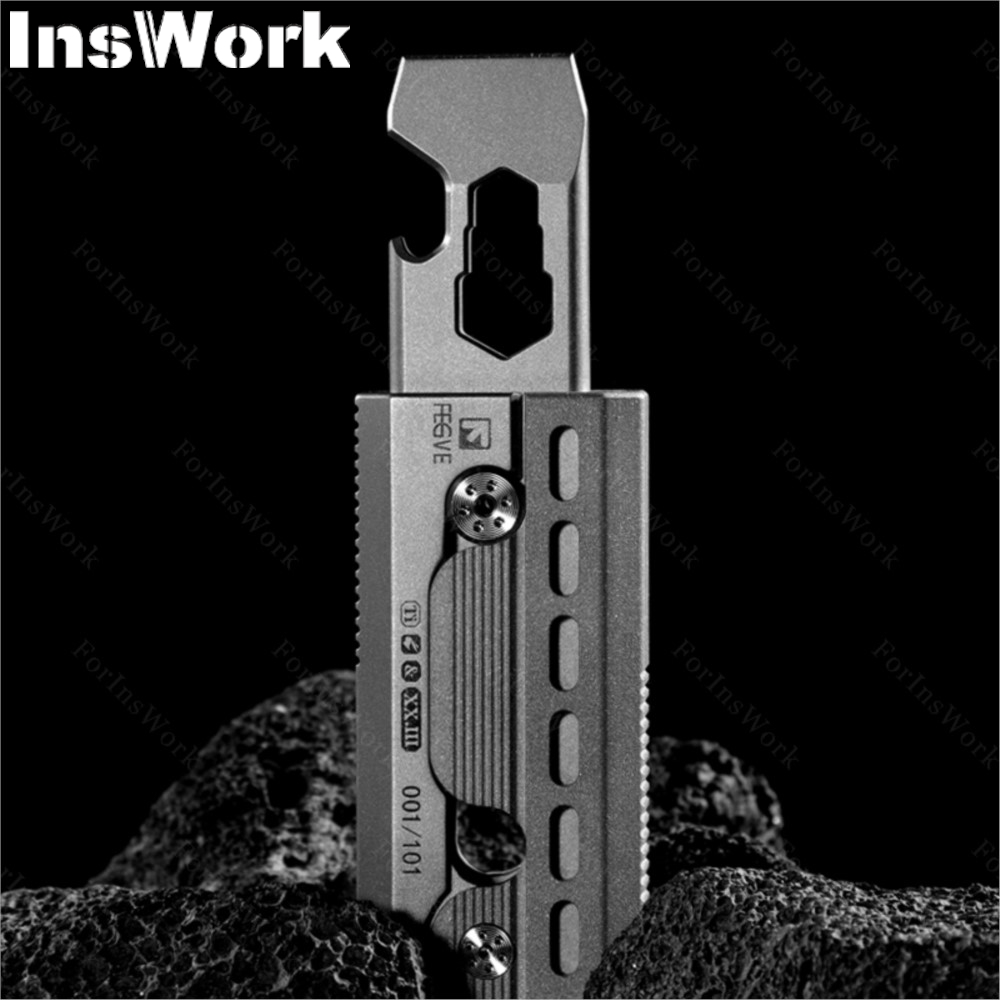 FEGVE-Titanium Alloy Steel Abr - Edc Carry Piece avaliação e preço