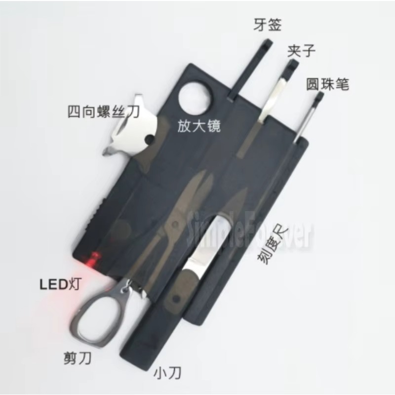 Alta qualidade 10 em 1 bolso c - Multitool Credit Card avaliação e preço
