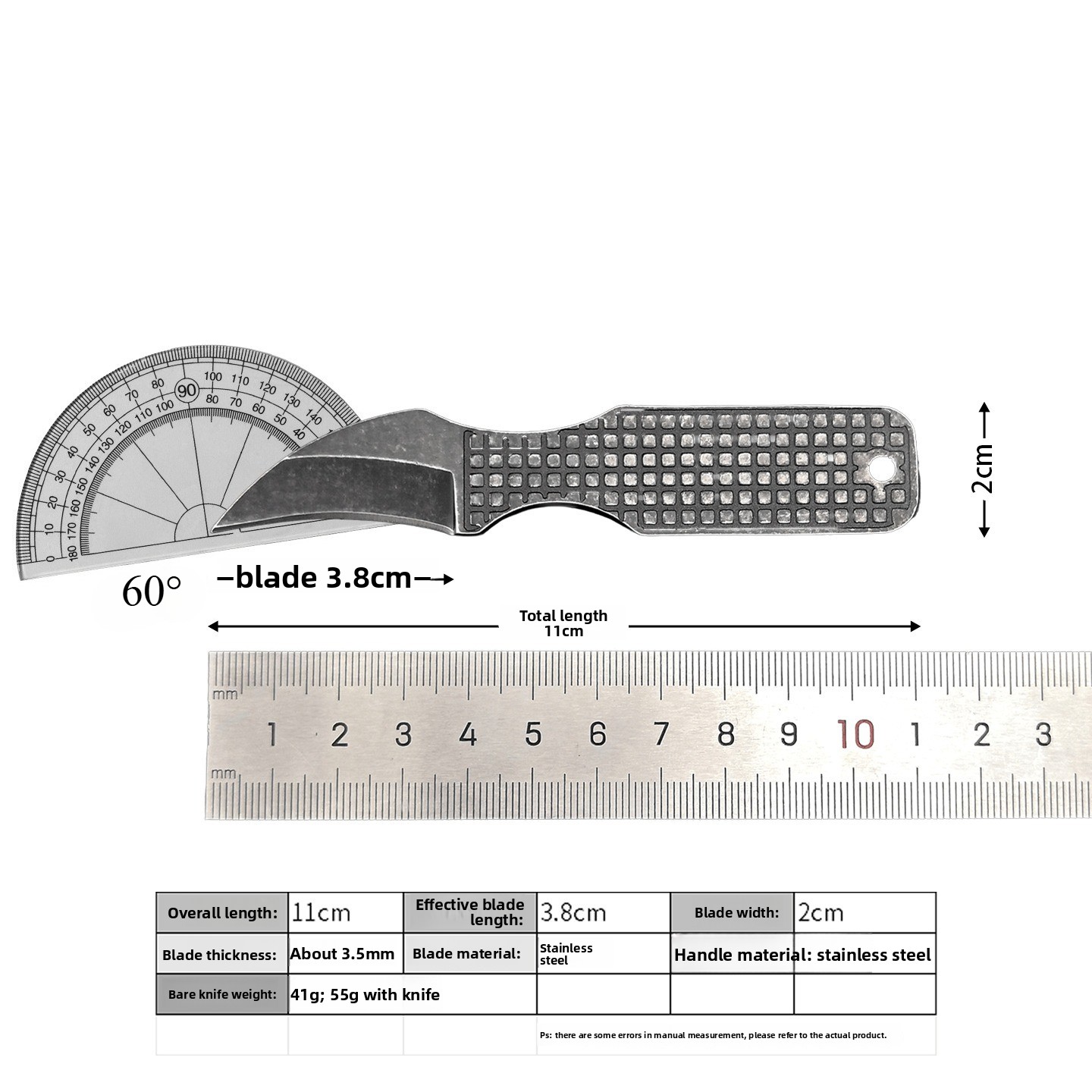 Nova faca compacta de lâmina f - Edc Fixed Blade Deep Carry avaliação e preço