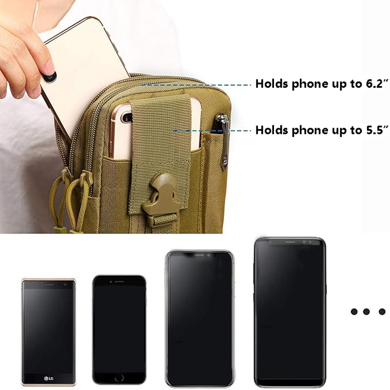 Universal edc tático molle bol - Edc Carry Belt Pouch avaliação e preço